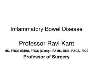 Inflammatory Bowel Disease