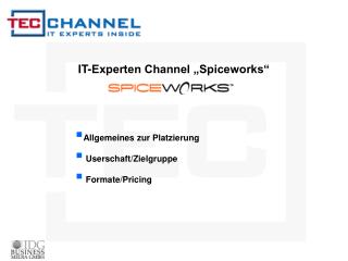 IT-Experten Channel „Spiceworks“