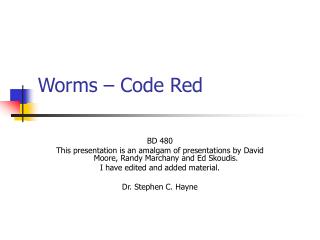 Worms – Code Red