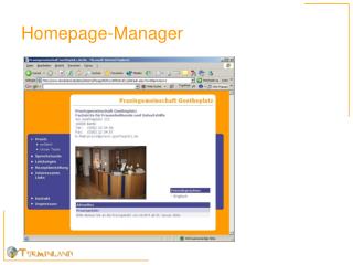 Homepage-Manager