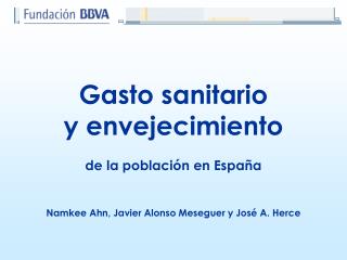 Gasto sanitario y envejecimiento de la población en España