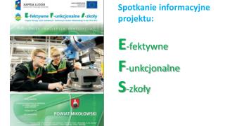 Spotkanie informacyjne projektu: