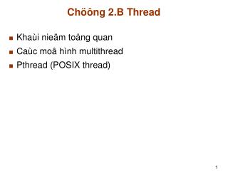 Chöông 2.B Thread
