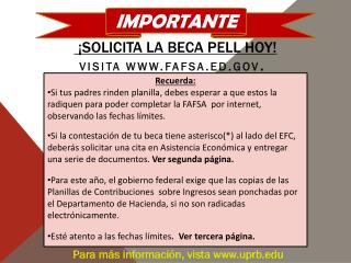 ¡ Solicita la beca pell hoy!