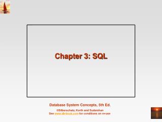 Chapter 3: SQL