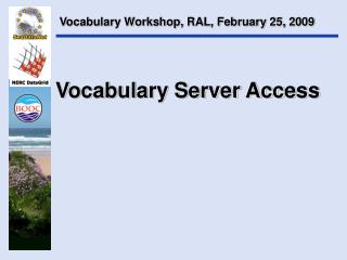 Vocabulary Server Access