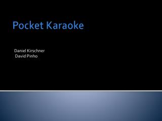 Pocket Karaoke