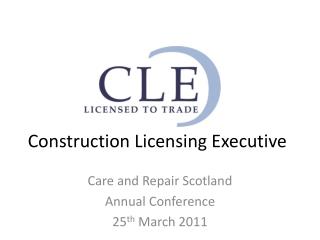 Construction Licensing Executive