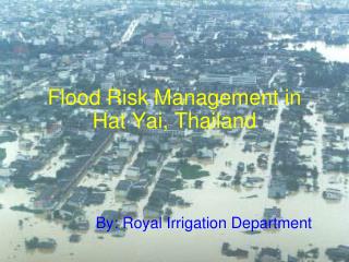 Flood Risk Management in Hat Yai, Thailand