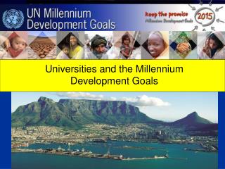 Universities and the Millennium Development Goals