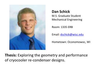 Thesis: Exploring the geometry and performance of cryocooler re-condenser designs.