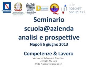 Seminario scuola@azienda analisi e prospettive Napoli 6 giugno 2013