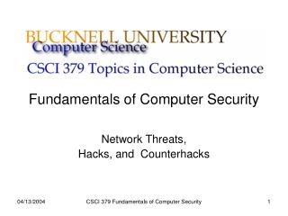 Fundamentals of Computer Security