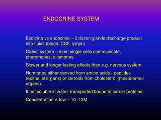 ENDOCRINE SYSTEM