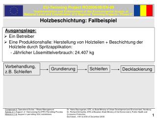 Holzbeschichtung: Fallbeispiel