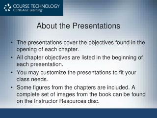 About the Presentations