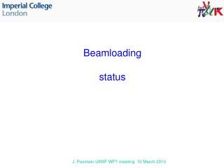 Beamloading status
