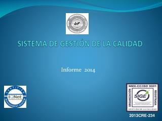 SISTEMA DE GESTIÓN DE LA CALIDAD