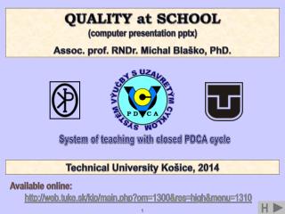 Technical University Košice, 2014