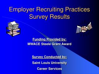 Employer Recruiting Practices Survey Results