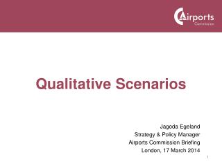 Qualitative Scenarios