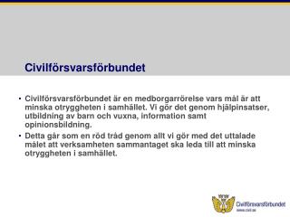 Civilförsvarsförbundet