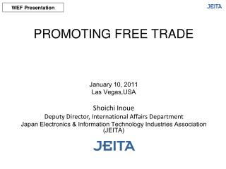 PROMOTING FREE TRADE