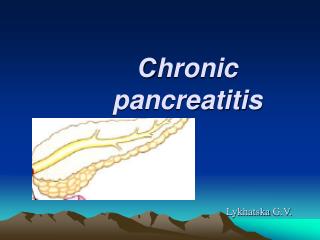 С hronic pancreatitis