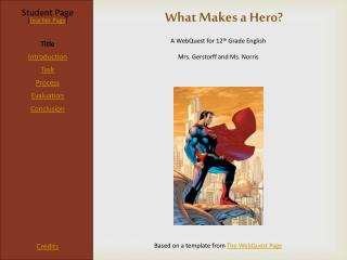 What Makes a Hero?