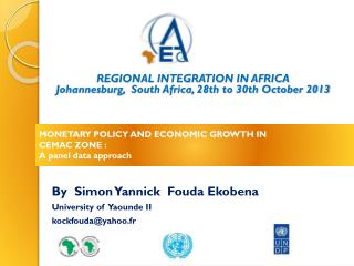 MONETARY POLICY AND ECONOMIC GROWTH IN CEMAC ZONE : A panel data approach