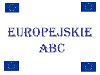 Europejskie ABC