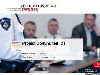 Project Continuïteit ICT