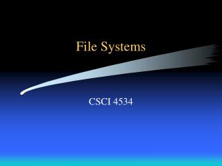 File Systems