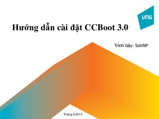 Hướng dẫn cài đặt CCBoot 3.0