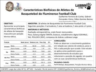 Características Biofísicas de Atletas de Basquetebol do Fluminense Football Club