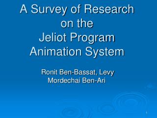 A Survey of Research on the Jeliot Program Animation System