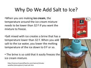 salt ice why add presentation ppt powerpoint