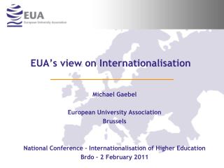 EUA’s view on Internationalisation