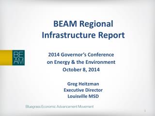 BEAM Regional Infrastructure Report