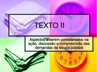 TEXTO II