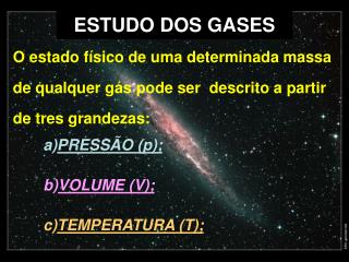 ESTUDO DOS GASES