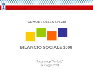 BILANCIO SOCIALE 2008