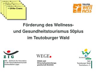Förderung des Wellness- und Gesundheitstourismus 50plus im Teutoburger Wald