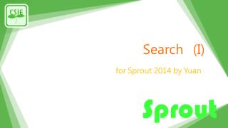 Search (I)