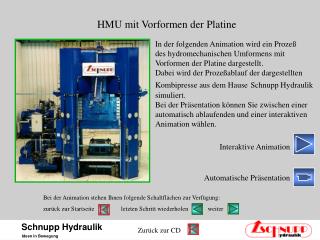 HMU mit Vorformen der Platine