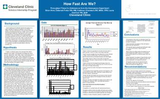 How Fast Are We? Throughput Times for Admissions from the Emergency Department