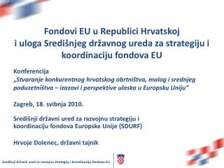 Fondovi EU u Republici Hrvatskoj