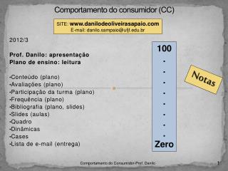 Comportamento do consumidor (CC)