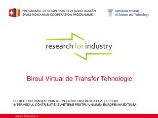 Biroul Virtual de Transfer Tehnologic