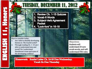 TUESDAY , DECEMBER 11, 2012